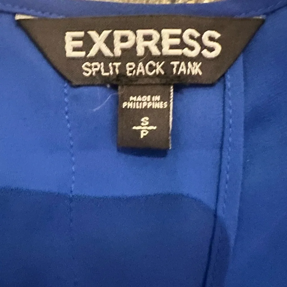 Express Split Back Tank in Royal Blue - Picture 2 of 4